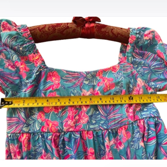 LILY PULITZER cotton dress size 4 beautiful floral print - Picture 7 of 9